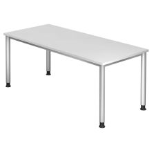 HILO 19 S | Bureau - Wit 180 x 80 Tafelhoogte I In hoogte verstelbaar