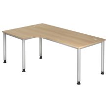 HILO 82 S | Bureau - 200 x 120 Eiken Tafelhoogte I In hoogte verstelbaar