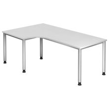 HILO 82 S | Bureau - Wit 200 x 120 Tafelhoogte I In hoogte verstelbaar