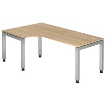 JAVA 82 S | Bureau - 200 x 120 Eiken Tafelhoogte I In hoogte verstelbaar