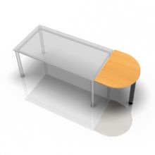 XBA60 G - Aanschuiftafel 60x80 Beuken