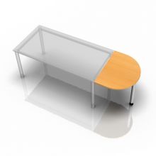 HA60 - Aanschuiftafel 60x80 Beuken