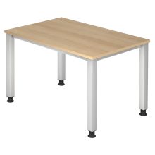 QUEO 12 S | Bureau - 120x80 Eiken Tafelhoogte I In hoogte verstelbaar