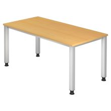QUEO 16 S | Bureau - Beuken 160 x 80 Tafelhoogte I In hoogte verstelbaar