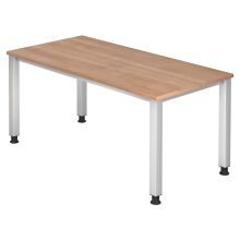 QUEO 16 S | Bureau - 160 x 80 Walnoot Tafelhoogte I In hoogte verstelbaar