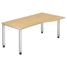 QUEO 18 S | Bureau - Esdoorn 180 x 100 Tafelhoogte I In hoogte verstelbaar