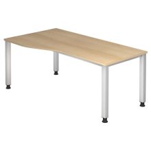 QUEO 18 S | Bureau - 180 x 100 Eiken Tafelhoogte I In hoogte verstelbaar