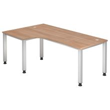 QUEO 82 S | Bureau - 200 x 120 Walnoot Tafelhoogte I In hoogte verstelbaar
