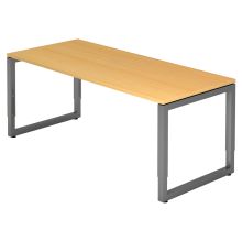 REGO 19 G | Bureau - 180 x 80 Tafelhoogte I In hoogte verstelbaar Beuken/Grafiet