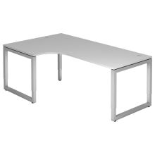 REGO 82 S | Bureau - 200 x 120 Grijs/Zilver Tafelhoogte I In hoogte verstelbaar