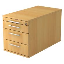 SIGNA TC30 RE - Rolcontainer Beuken Rail handvat (kunststof)