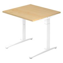 XTRA XB 8 WW | Bureau - Esdoorn 80 x 80 Tafelhoogte I In hoogte verstelbaar