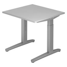 XTRA XB 8 SS | Bureau - Grijs 80 x 80 Tafelhoogte I In hoogte verstelbaar