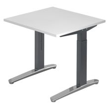 XTRA XB 8 GC | Bureau - Wit 80 x 80 Tafelhoogte I In hoogte verstelbaar