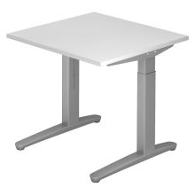 XTRA XB 8 SS | Bureau - Wit 80 x 80 Tafelhoogte I In hoogte verstelbaar
