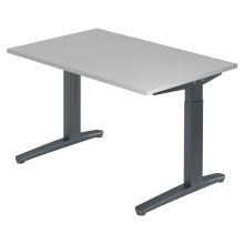 XTRA XB 12 GG | Bureau - Grijs 120x80 Tafelhoogte I In hoogte verstelbaar
