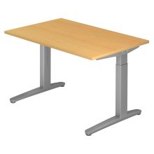 XTRA XB 12 SS | Bureau - Beuken 120x80 Tafelhoogte I In hoogte verstelbaar
