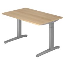 XTRA XB 12 SS | Bureau - 120x80 Eiken Tafelhoogte I In hoogte verstelbaar