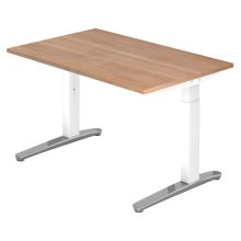 XTRA XB 12 WC | Bureau - 120x80 Walnoot Tafelhoogte I In hoogte verstelbaar