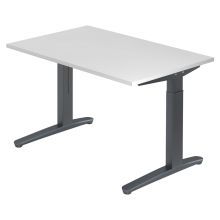 XTRA XB 12 GG | Bureau - Wit 120x80 Tafelhoogte I In hoogte verstelbaar