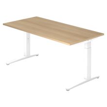 XTRA XB 16 WW | Bureau - 160 x 80 Eiken Tafelhoogte I In hoogte verstelbaar