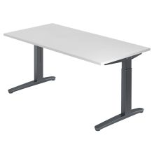 XTRA XB 16 GG | Bureau - Wit 160 x 80 Tafelhoogte I In hoogte verstelbaar