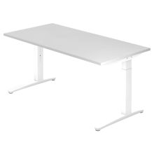 XTRA XB 16 WW | Bureau - Wit 160 x 80 Tafelhoogte I In hoogte verstelbaar