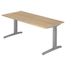 XTRA XB 19 SS | Bureau - 180 x 80 Eiken Tafelhoogte I In hoogte verstelbaar