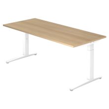 XTRA XB 19 WW | Bureau - 180 x 80 Eiken Tafelhoogte I In hoogte verstelbaar