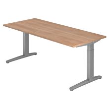 XTRA XB 19 SS | Bureau - 180 x 80 Walnoot Tafelhoogte I In hoogte verstelbaar