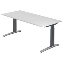 XTRA XB 19 GC | Bureau - Wit 180 x 80 Tafelhoogte I In hoogte verstelbaar