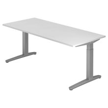 XTRA XB 19 SS | Bureau - Wit 180 x 80 Tafelhoogte I In hoogte verstelbaar