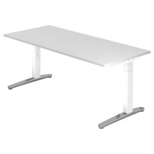 XTRA XB 19 WC | Bureau - Wit 180 x 80 Tafelhoogte I In hoogte verstelbaar