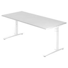 XTRA XB 19 WW | Bureau - Wit 180 x 80 Tafelhoogte I In hoogte verstelbaar