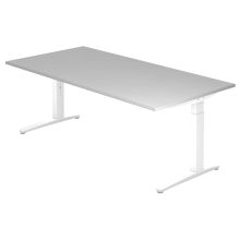 XTRA XB 2E WW | Bureau - Grijs 200 x 100 Tafelhoogte I In hoogte verstelbaar