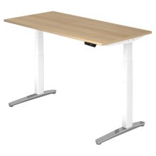 XBHM 16 WC | Bureau - 160 x 80 Eiken Tafelhoogte I Elektrisch in hoogte verstelbaar