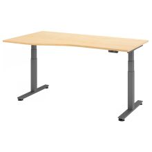 XDSM 18 G | Bureau - Esdoorn 180 x 100 Tafelhoogte I Elektrisch in hoogte verstelbaar