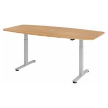XMST 22 S | Bureau - Eiken 220 x 103 Tafelhoogte I Elektrisch in hoogte verstelbaar