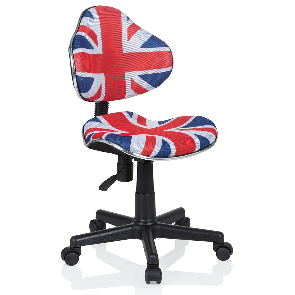 Bureaustoel24 KIDDY GTI-2 - Kinder bureaustoel Blauw / Rood / Wit aanbieding