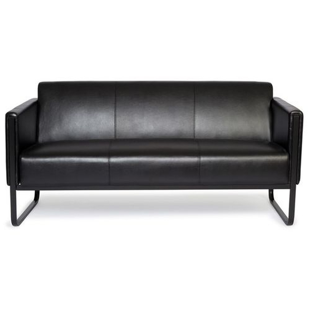 Bureaustoel24 BALI BLACK | 3-Zits - Lounge bank / sofa Zwart aanbieding