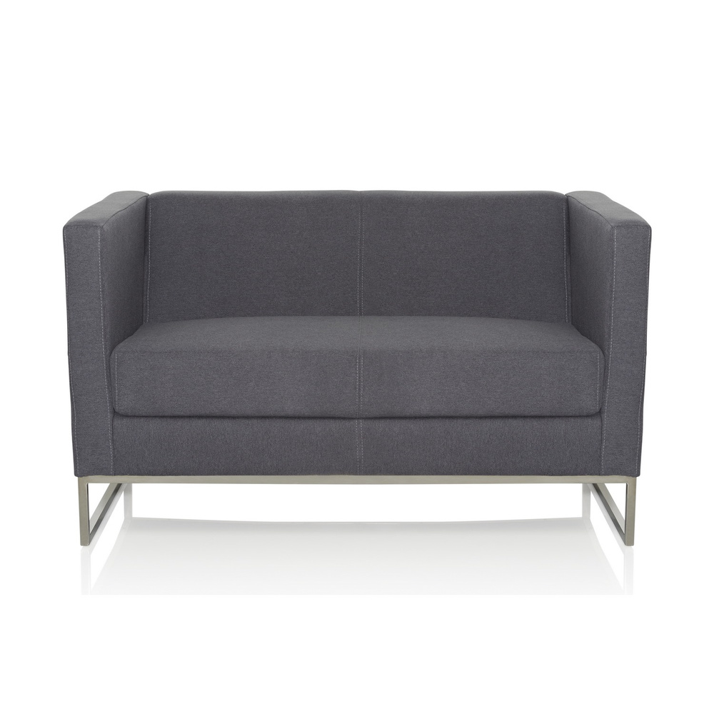 Bureaustoel24 BARBADOS | 2-Zits - Lounge bank / sofa Donkergrijs aanbieding