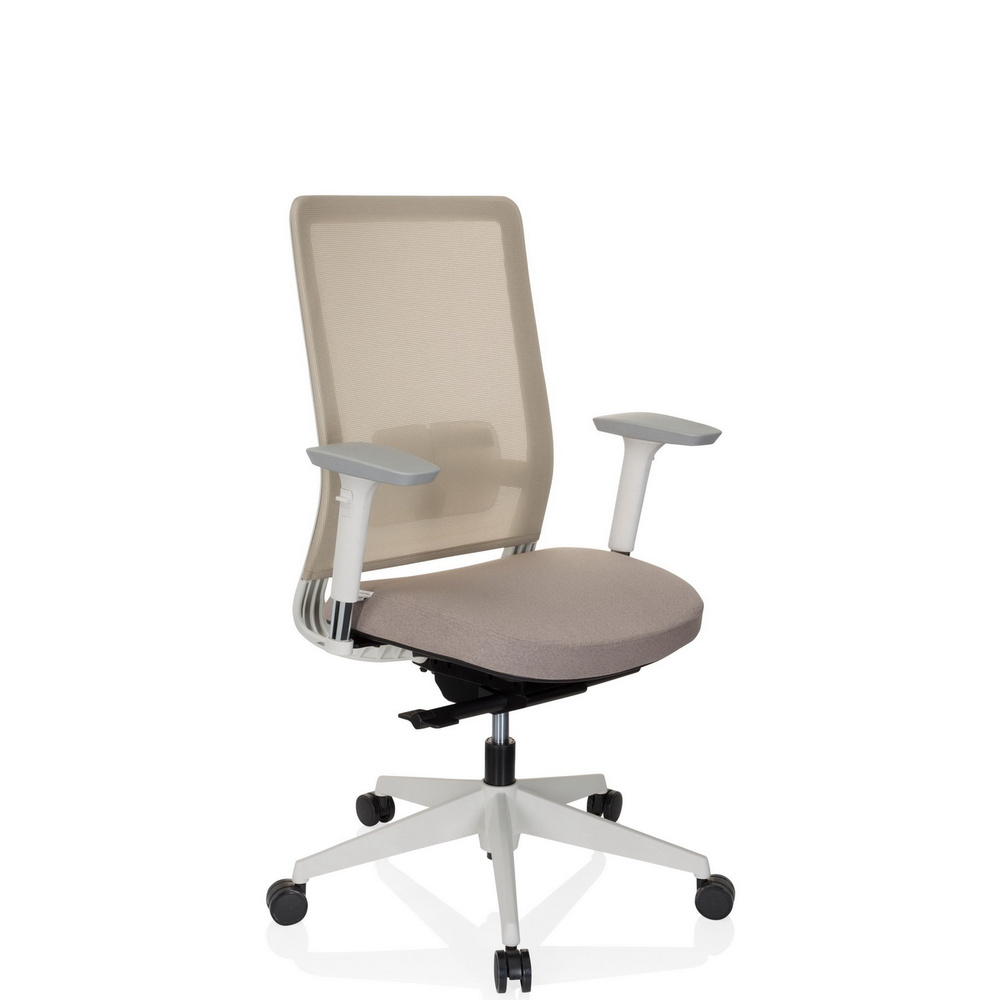 PURE WHITE - Professionele bureaustoel Beige