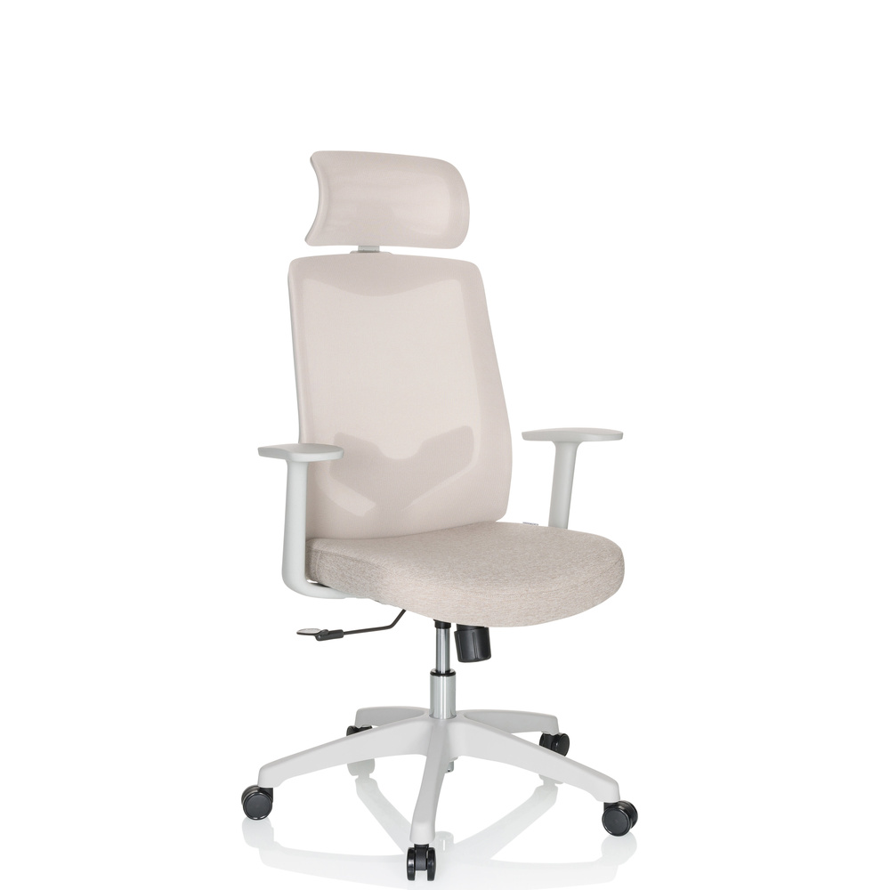 Bureaustoel24 MIKEO W - Thuisgebruik bureaustoel Beige aanbieding
