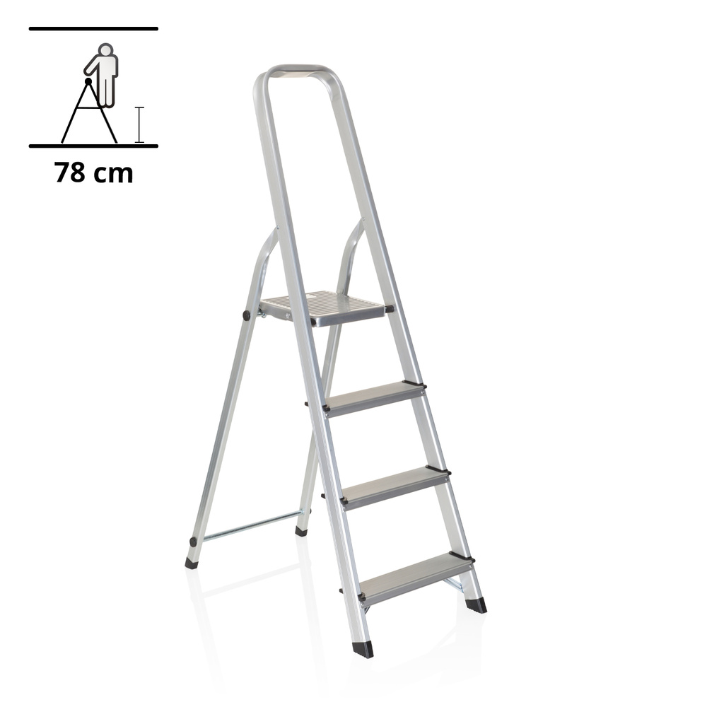 Bureaustoel24 SOLID II | 4 traptreden - Klaptrap Aluminium aanbieding