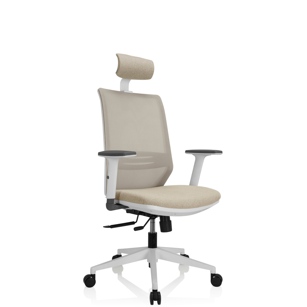 Bureaustoel24 PROFONDO PRO W - Professionele bureaustoel Beige aanbieding