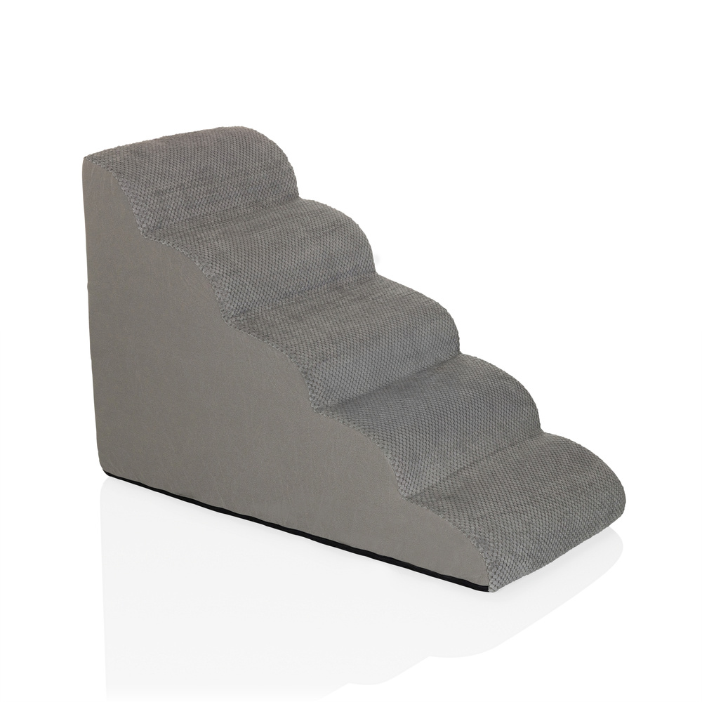 Huisdierentrap / hondentrap PAWY STEP 5 treden 58 cm grijs hjh LIVING
